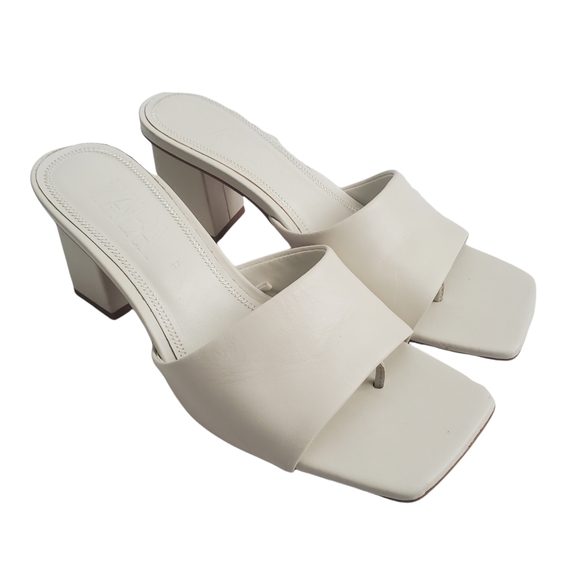 Zara Shoes - Zara White Heels Size 6.5